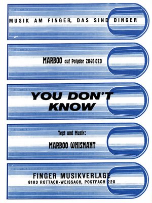 cover image of You don't know